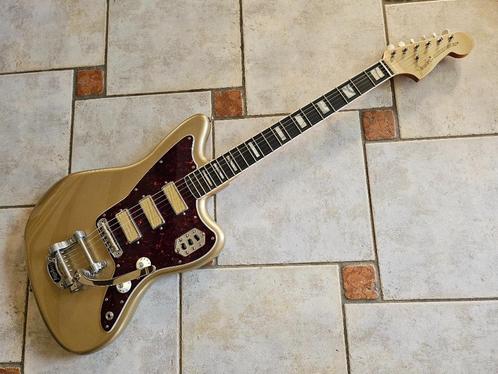 2023 Fender Gold Foil Jazzmaster (Shoreline Gold finish), Muziek en Instrumenten, Snaarinstrumenten | Gitaren | Elektrisch, Zo goed als nieuw