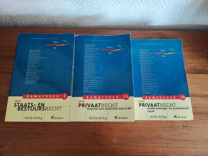 Bamacodex 1 2a en 2b, Boeken, Studieboeken en Cursussen, Gelezen, Ophalen of Verzenden