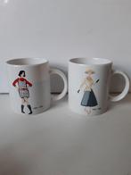 2 tasses histoire de la mode, Maison & Meubles, Enlèvement ou Envoi, Utilisé