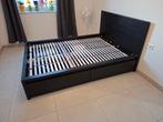 lit ikea modele malm, 210 cm, Enlèvement, Bois, Deux personnes