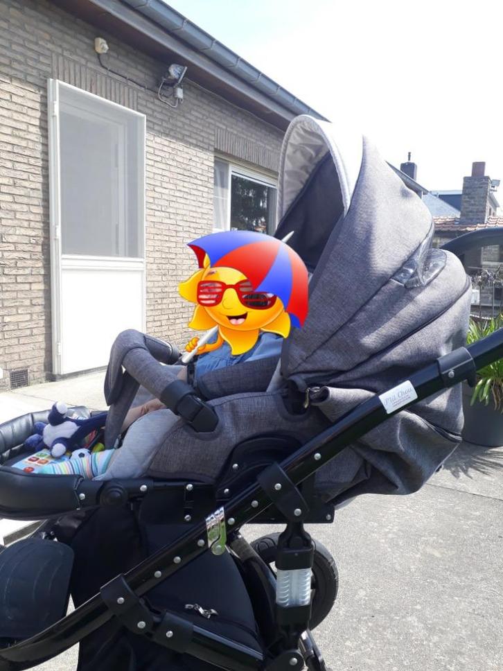 kinderwagen, Kinderen en Baby's, Kinderwagens en Combinaties, Zo goed als nieuw, Kinderwagen, Verstelbare duwstang, Ophalen