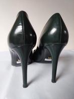 921B* SERGIO ROSSI luxe groene leren pumps (41), Kleding | Dames, Schoenen, Groen, Sergio Rossi, Zo goed als nieuw, Pumps