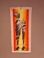 Toile textile africaine déco bohème murale