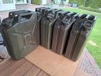 Jerrycans, brandstof, Ophalen