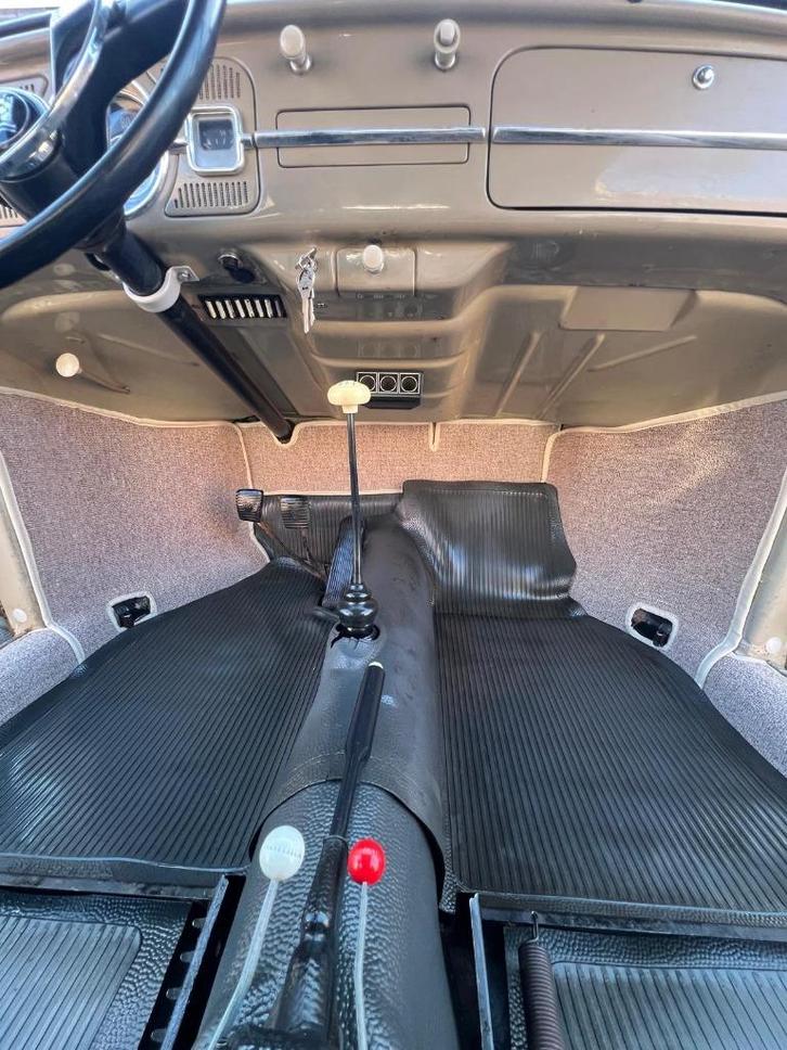 VW Kever Tapijtset Grijs Zand 57-64 Mandweefsel Bouclé, Auto diversen, Auto-accessoires, Nieuw, Verzenden