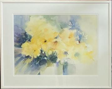 Prachtige bloemenaquarel beschikbaar voor biedingen