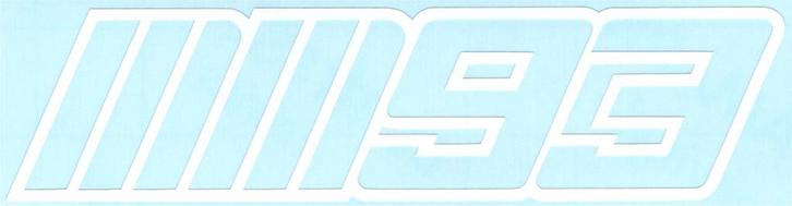 Marc Márquez 93 sticker #30, Motoren, Accessoires | Stickers, Verzenden