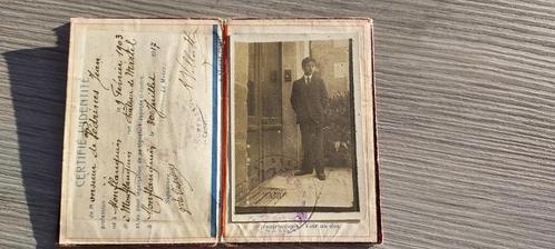oud garantiebewijs aankoop Peugeot fiets met foto koper 1916, Verzamelen, Merken en Reclamevoorwerpen, Gebruikt, Overige typen