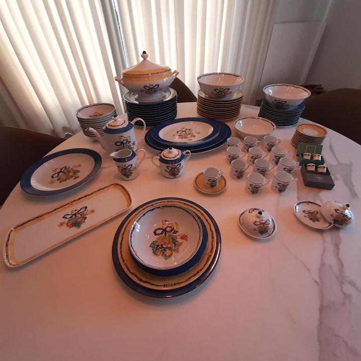 Bernardaud Limoges servies - Borghèse, Antiek en Kunst, Antiek | Servies compleet, Ophalen
