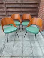 Vintage Eero Saarinen/Knoll eetkamerstoelen, Huis en Inrichting, Stoelen, Ophalen, Zo goed als nieuw, Hout