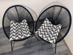 Twee tuinstoelen inclusief kussens, Tuin en Terras, Ophalen, Zo goed als nieuw, Metaal