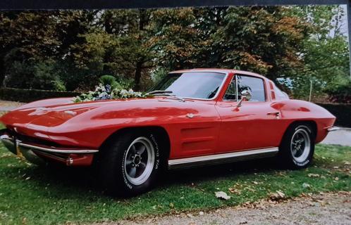 Aangeboden schade Corvette StingRay coupe uit 1964 ., Auto's, Chevrolet, Particulier, Corvette, Elektrische ramen, Radio, Benzine