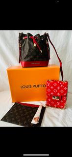 Sac Louis Vuitton, Rouge, Neuf