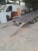 VSO Aanhangwagen plateau kantelbaar 2T met oprijplaten, Auto diversen, Aanhangers en Bagagewagens, Ophalen, Gebruikt