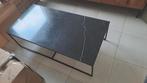 Salontafel zwart marmer, Huis en Inrichting, Tafels | Salontafels, Ophalen, Gebruikt, 100 tot 150 cm, 50 tot 100 cm
