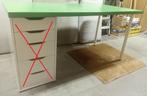 redelijk groot (150x75 cm) bureau / tafel op 4 poten - groen, Ophalen, Zo goed als nieuw, Bureau