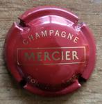 Champagnecapsule Mercier Donker Bordeaux/goud+kader nr. 38a, Verzamelen, Frankrijk, Ophalen of Verzenden, Champagne, Zo goed als nieuw