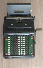 add-index mechanische rekenmachine met telband, Ophalen