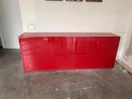 Designkast. Gelakt. Hoogglans., Huis en Inrichting, Kasten | Buffetkasten, Ophalen, Zo goed als nieuw, Met lade(s)