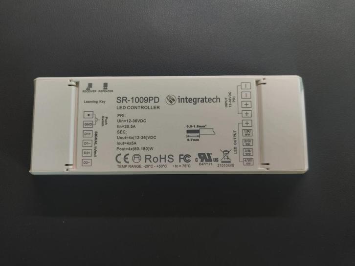 5x Integratech SR-1009PD Led Controller - NIEUW, Doe-het-zelf en Bouw, Elektriciteit en Kabels, Nieuw, Overige typen, Ophalen of Verzenden