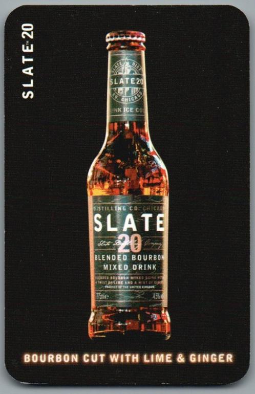 speelkaart - LK12032 - Slate, Verzamelen, Speelkaarten, Jokers en Kwartetten, Zo goed als nieuw, Speelkaart(en), Verzenden