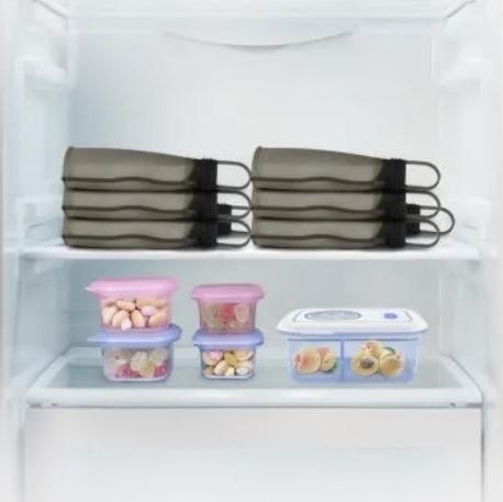 6 Sachets de conservation en silicone Haakaa, Enfants & Bébés, Aliments pour bébé & Accessoires, Utilisé, Autres types, Enlèvement