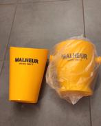 Seaus (2) à glaçons Malheur bière brut. Neufs, emballés