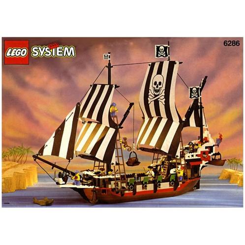 LEGO Piraten Pirates 6286 Skull's Eye Schooner in TOPSTAAT!!, Kinderen en Baby's, Speelgoed | Duplo en Lego, Zo goed als nieuw