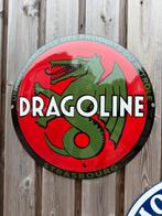 Dragoline emaille bord REPRODUCTIE, Verzamelen, Merken en Reclamevoorwerpen, Ophalen, Nieuw, Reclamebord