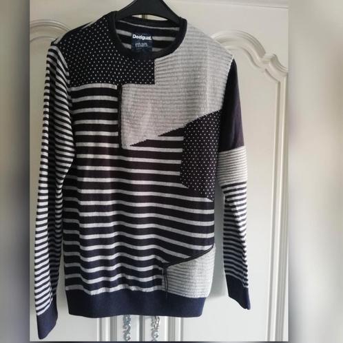 Desigual trui, Kleding | Heren, Truien en Vesten, Zo goed als nieuw, Maat 46 (S) of kleiner, Blauw, Verzenden