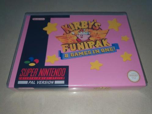 Kirby's Fun Pak SNES Game Case, Consoles de jeu & Jeux vidéo, Jeux | Nintendo Super NES, Comme neuf, Envoi