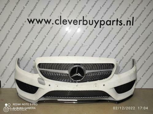 Voorbumper originel wit Mercedes C-klase W205 14> a205885925, Autos : Pièces & Accessoires, Carrosserie & Tôlerie, Pare-chocs