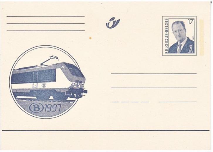 Année 1997 - carte postale - Sncb 1997, Timbres & Monnaies, Timbres | Europe | Belgique, Enlèvement ou Envoi