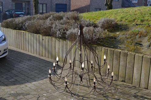 Majestueuze kroonluchter, Huis en Inrichting, Lampen | Kroonluchters, Gebruikt, Metaal, Ophalen