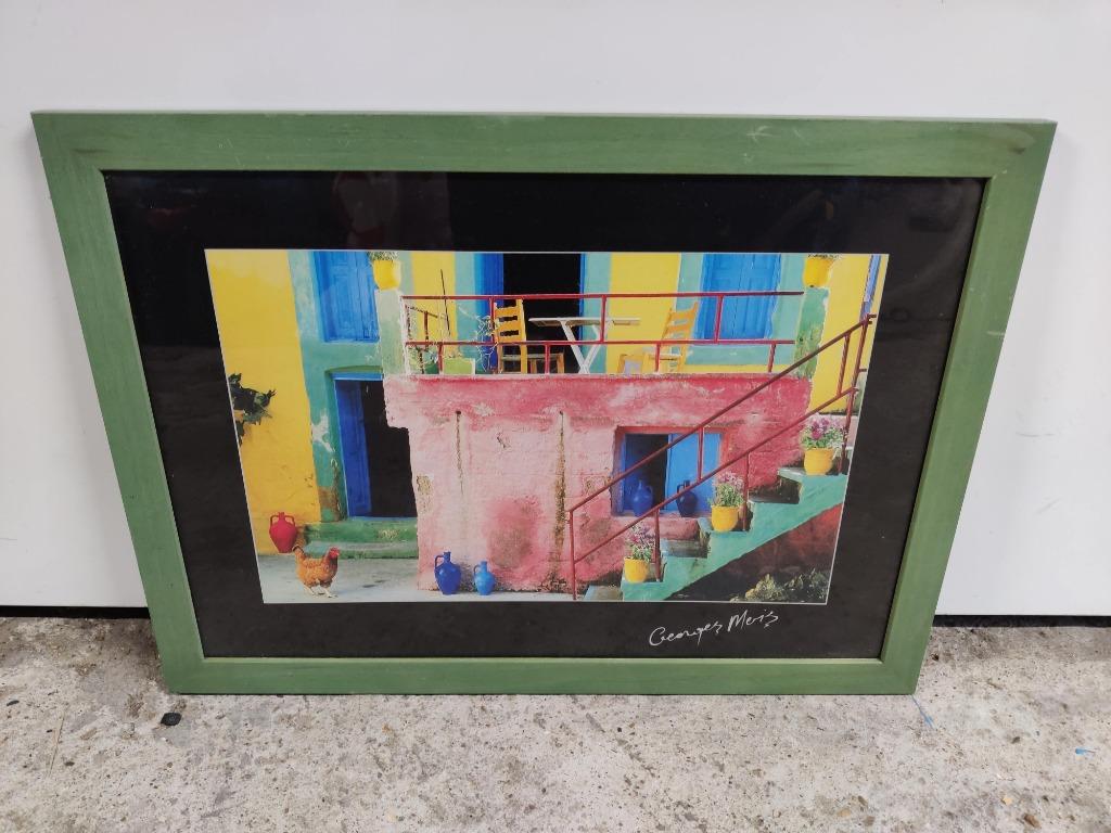 Print Griekenland - Georges Meris, Ophalen of Verzenden