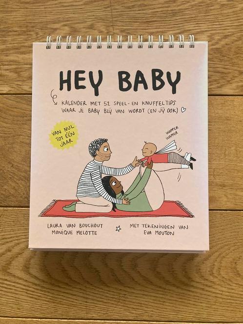 Monique Melotte - Eva Mouton - Hey baby, Boeken, Kinderboeken | Baby's en Peuters, Zo goed als nieuw, Ophalen of Verzenden