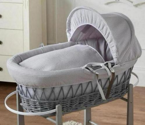 Rotan wieg wiegje Handgemaakt riet rieten baby mand slaper, Kinderen en Baby's, Babywiegjes en Ledikanten, Ophalen of Verzenden