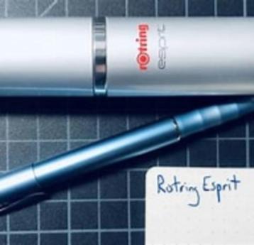 Rotring Esprit dans un tube rond., Enlèvement ou Envoi, Neuf, Stylo à bille, Avec publicité