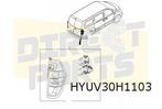 Hyundai H300 achterlicht Links (bij achterdeuren) Origineel!, Auto-onderdelen, Verzenden, Nieuw, Hyundai