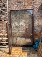 Grote raampartij dubbel glas meranti hout, 160 cm ou plus, Enlèvement, Fenêtre de façade ou Vitre, Utilisé