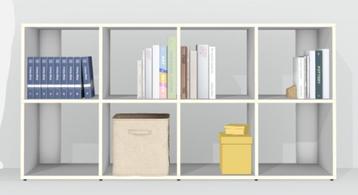 Tylko vinyl shelf light grey /plywood, Enlèvement, Comme neuf