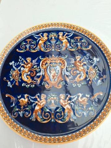 PLATEAU FAÏENCE DECOR RENAISSANCE  beschikbaar voor biedingen