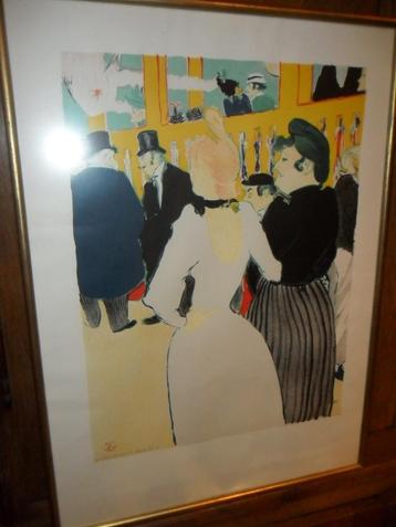 Lithografie van Toulouse Lautrec (Albi 1864-1901) beschikbaar voor biedingen