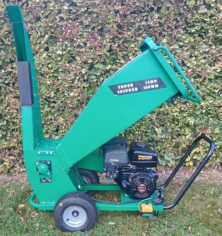 Hakselaar 15pk, Tuin en Terras, Hakselaars, Gebruikt, Benzine, Ophalen of Verzenden