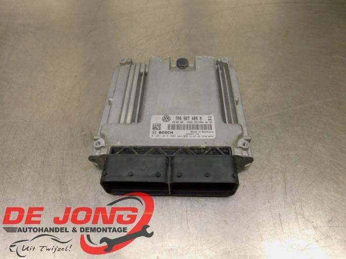 Ordinateur gestion moteur d'un Volkswagen Touareg, Autos : Pièces & Accessoires, Électronique & Câbles, Volkswagen, Utilisé, 3 mois de garantie