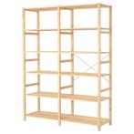 Stellingkast IKEA 2 elementen/planken, grenen, 174x50x226 cm, Ophalen, Zo goed als nieuw