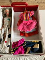 Oude Barbiepop + koffer Midge Japan gemaakt in Frankrijk M, Verzamelen, Gebruikt, Pop
