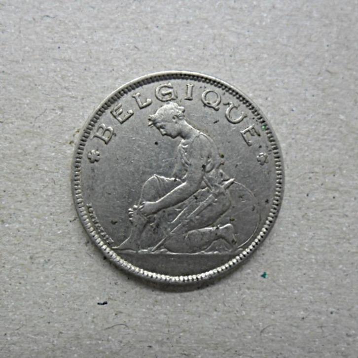 België „goed voor 2 frank” 1923 FR, Postzegels en Munten, Munten | België, Losse munt, Metaal, Verzenden