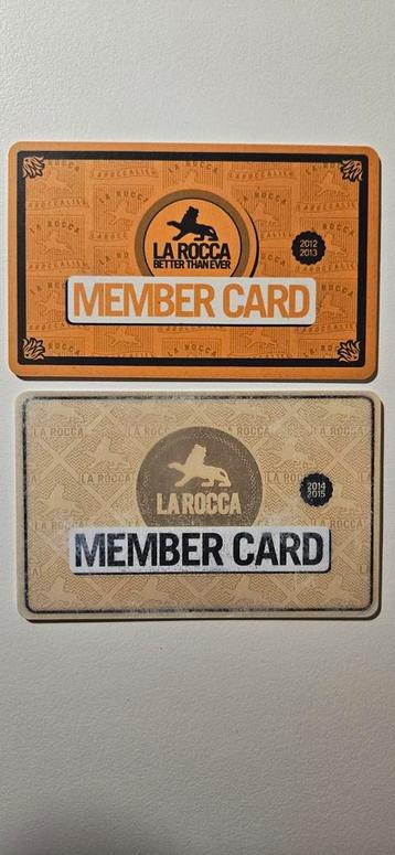 Cartes de membre La Rocca