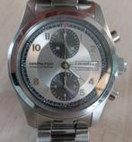Hamilton Field automatische chronograaf, Handtassen en Accessoires, Horloges | Heren, Overige merken, Staal, Gebruikt, Staal